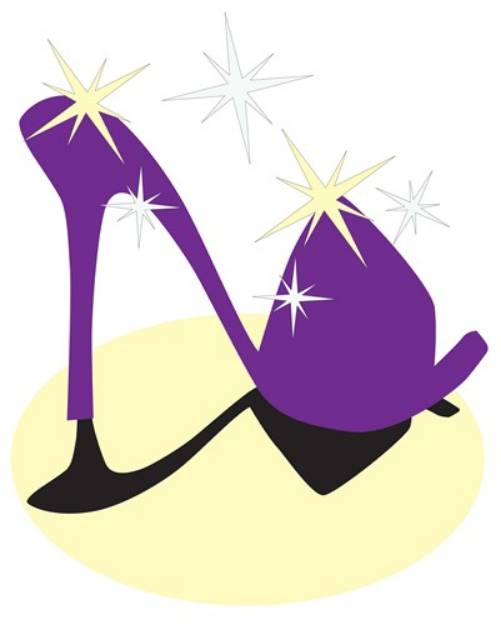 Picture of Purple High Heel SVG File