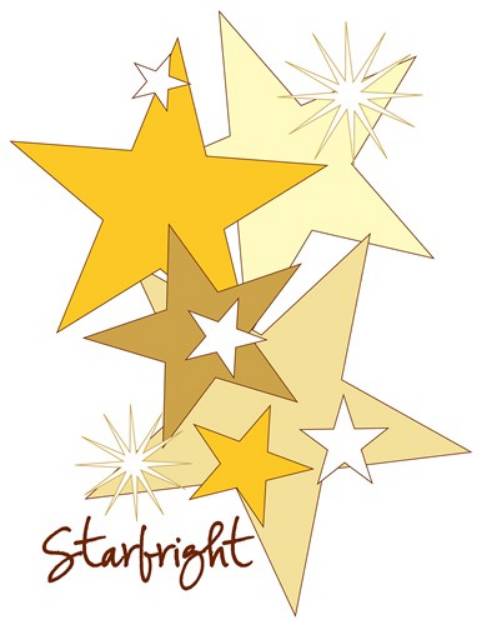 Picture of Starbright Stars SVG File