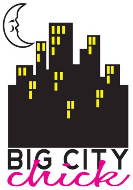 Picture of Big City Chick SVG File