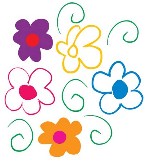 Picture of Flowers SVG File