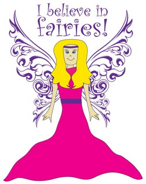 Picture of I Believe In Fairies SVG File
