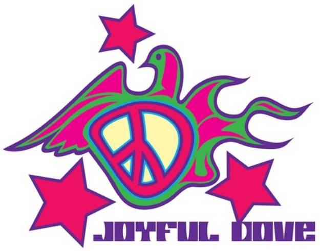 Picture of Joyful Dove SVG File