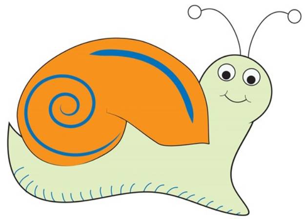 Picture of Cute Snail SVG File