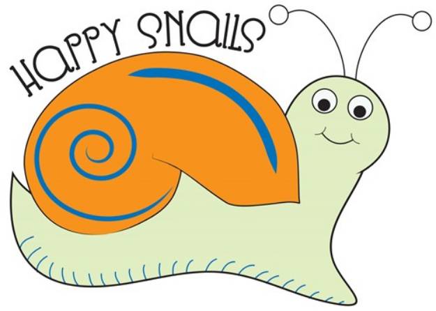 Picture of Happy Snails SVG File