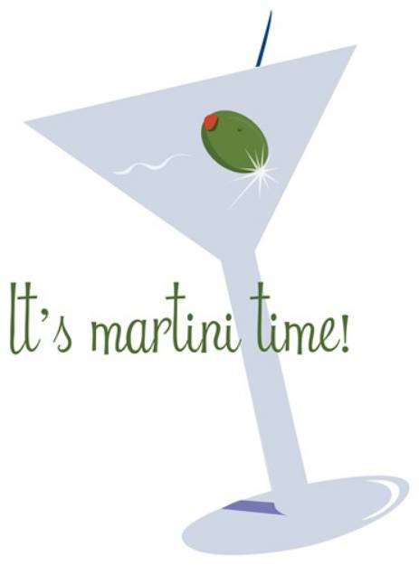 Picture of Its Martini Time! SVG File
