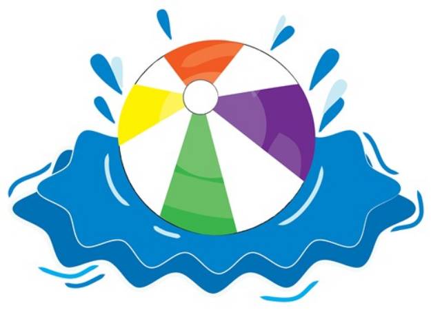Picture of Beach Ball SVG File