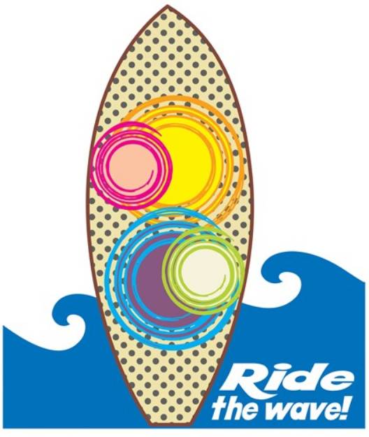 Picture of Ride The Wave SVG File