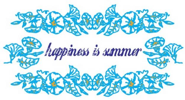 Picture of Happiness Is Summer SVG File