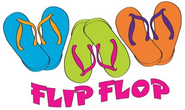 Picture of Flip Flop SVG File