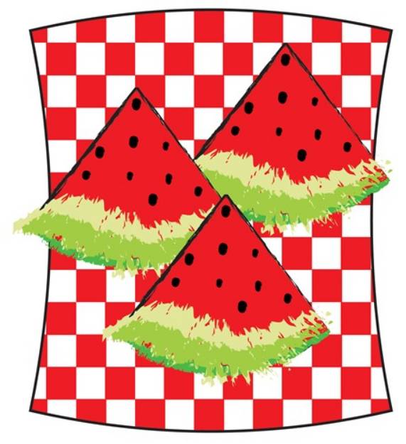 Picture of Watermelon Picnic SVG File
