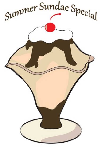 Picture of Sundae Special SVG File