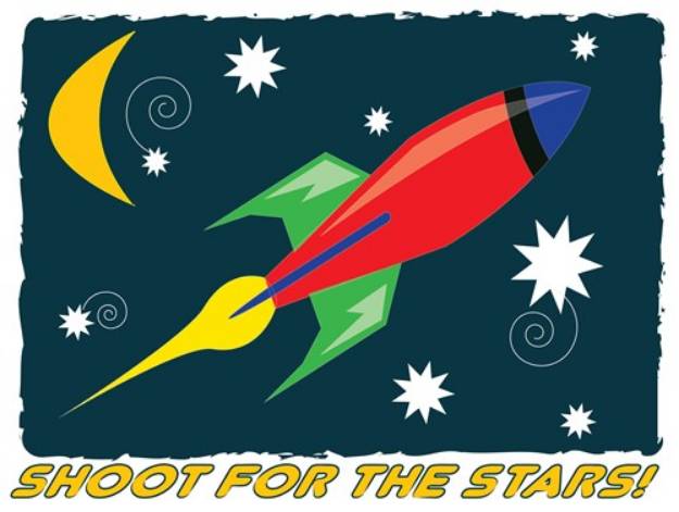 Picture of Shoot For The Stars! SVG File
