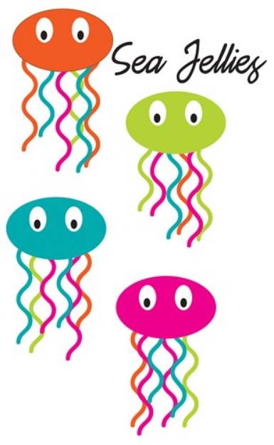 Picture of Sea Jellies SVG File