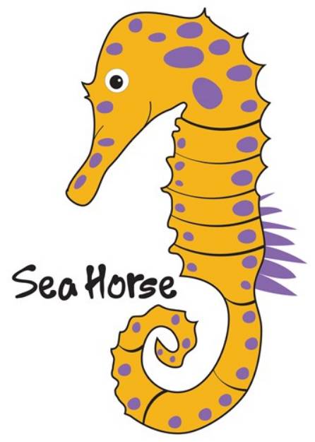 Picture of Sea Horse SVG File