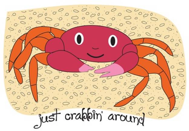 Picture of Just Crabbin Around SVG File