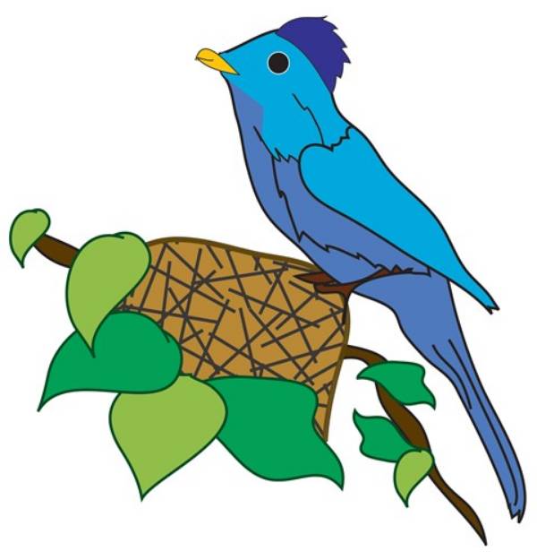 Picture of Blue Bird SVG File