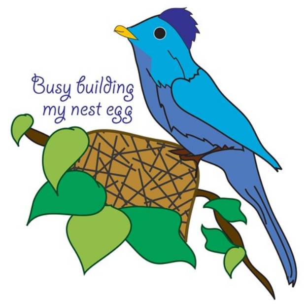 Picture of My Nest Egg SVG File