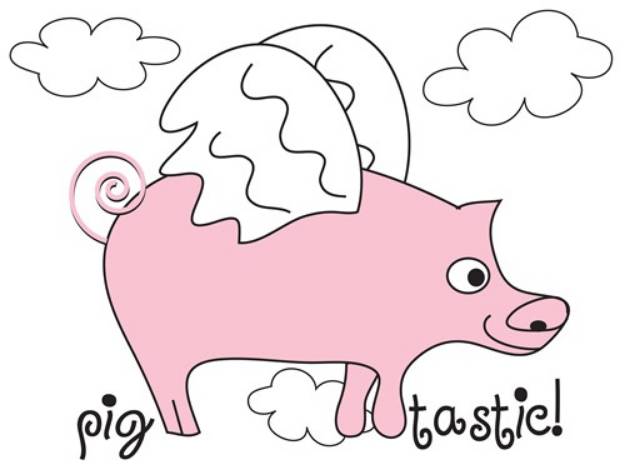Picture of Pig Tastic! SVG File