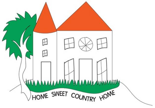 Picture of Sweet Country Home SVG File