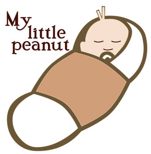 Picture of My Little Peanut SVG File