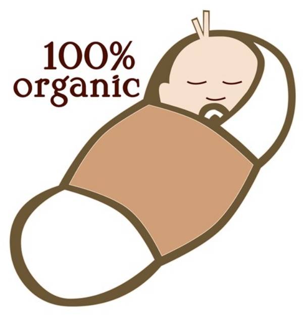 Picture of Organic Baby SVG File