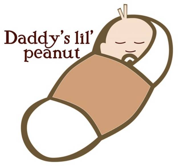 Picture of Daddys Lil Peanut SVG File