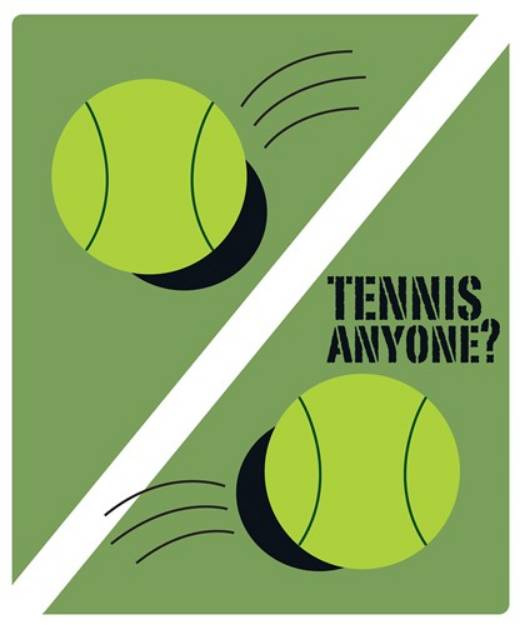 Picture of Tennis Anyone? SVG File