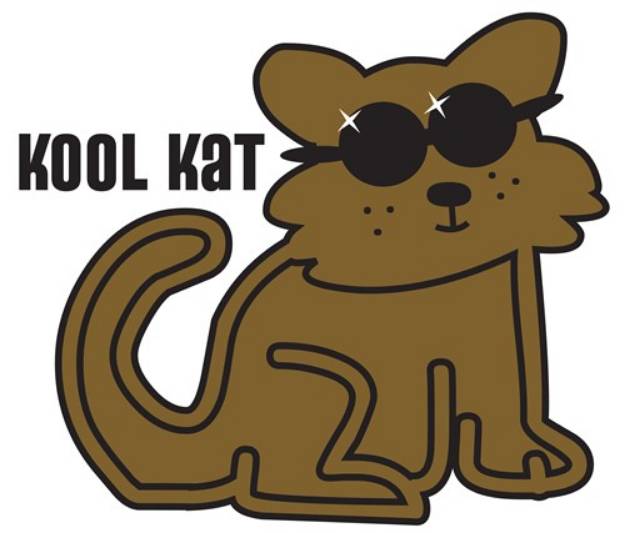 Picture of Kool Kat SVG File