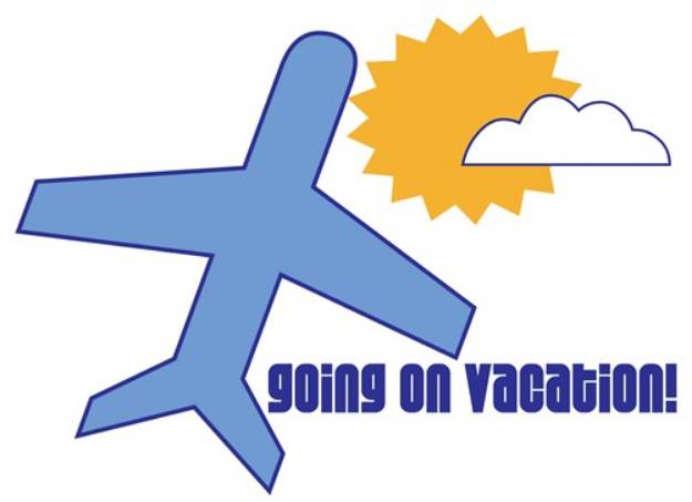 Picture of Going On Vacation SVG File