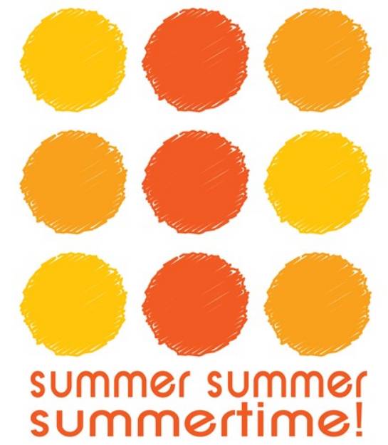 Picture of Summertime Pattern SVG File