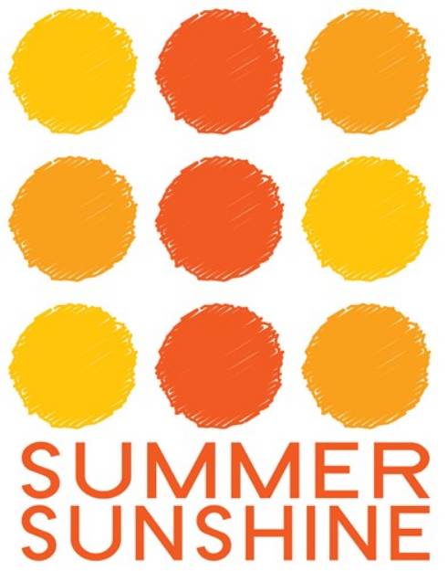 Picture of Summer Sunshine SVG File