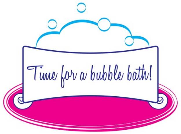 Picture of Time For Bubble Bath SVG File