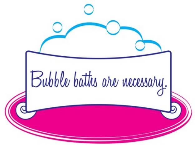 Picture of Bubbles Are Necessary SVG File