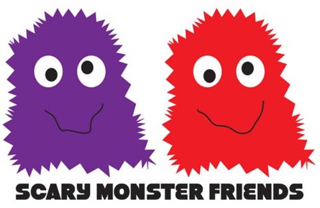 Picture of Scary Monster Friends SVG File
