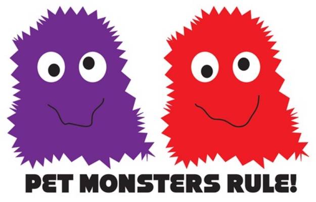 Picture of Pet Monsters Rule SVG File