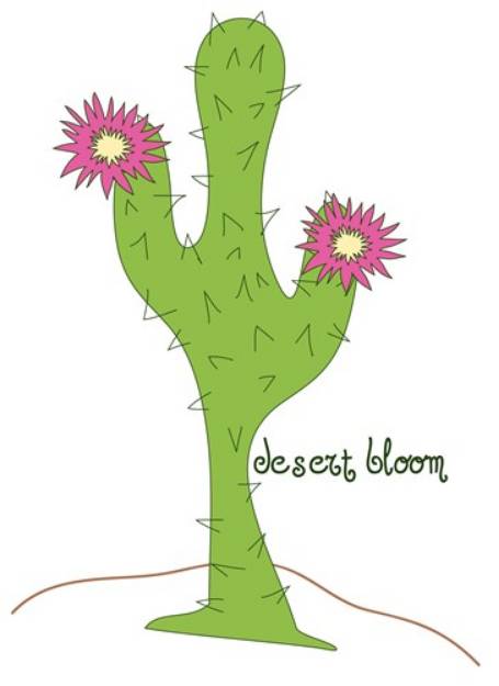 Picture of Desert Bloom SVG File