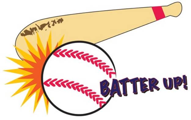 Picture of Batter Up SVG File