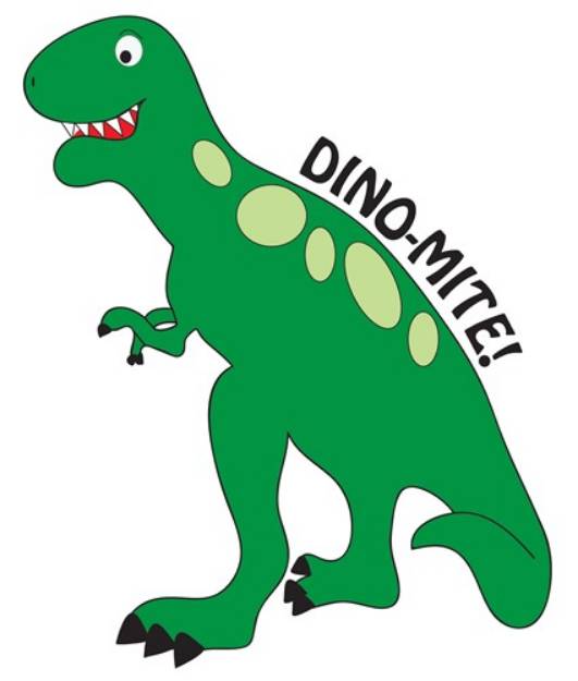 Picture of T Rex Dino-Mite SVG File
