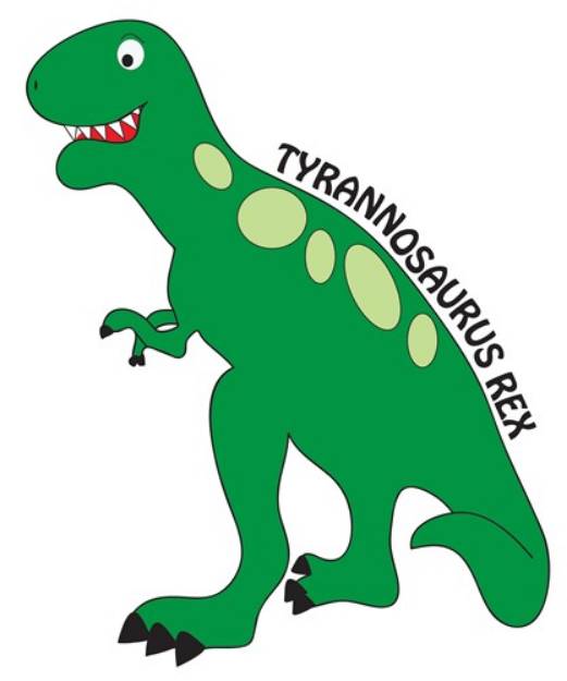 Picture of Tyrannosaurus Rex SVG File