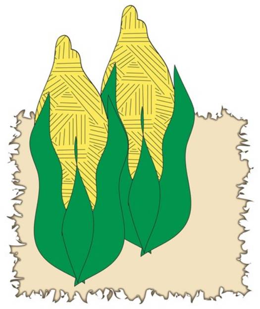 Picture of Corn On The Cob SVG File