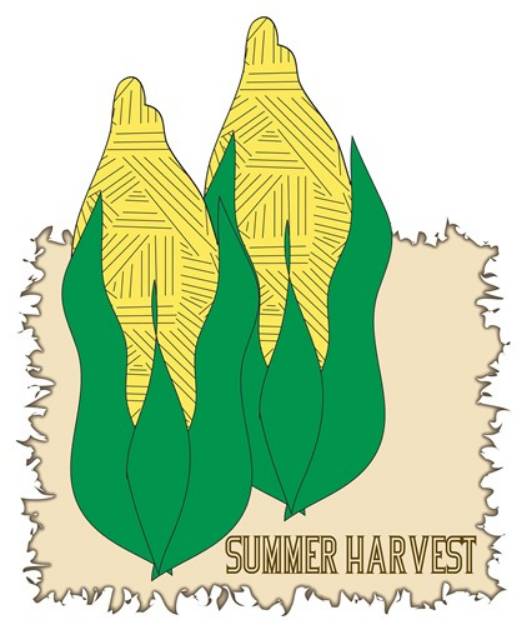 Picture of Summer Harvest Corn SVG File