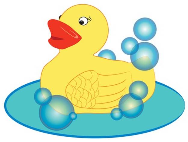 Picture of Rubber Ducky SVG File