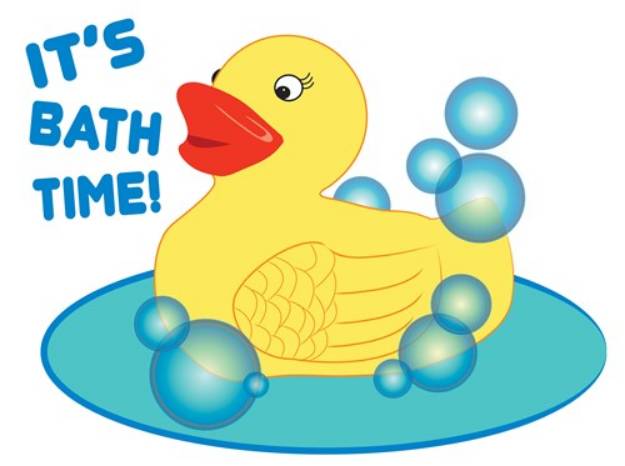 Picture of Its Bath Time SVG File