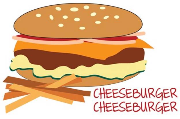 Picture of Cheeseburger Cheeseburger SVG File