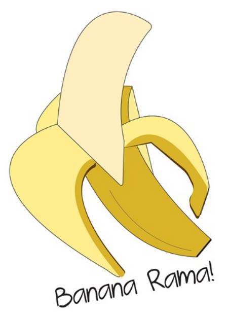 Picture of Banana Rama SVG File