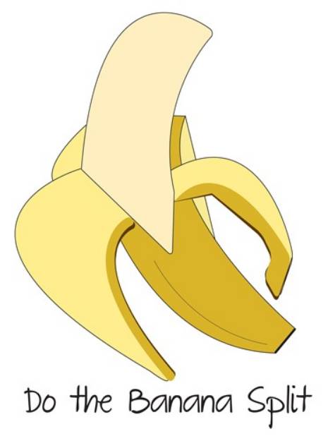 Picture of Banana Split SVG File