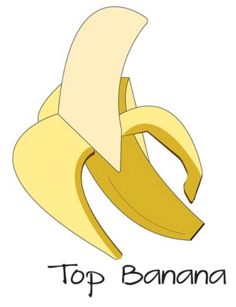 Picture of Top Banana SVG File