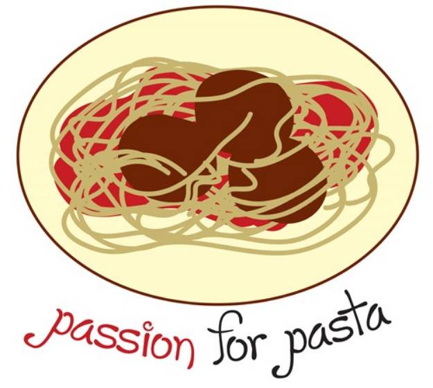Picture of Passion For Pasta SVG File