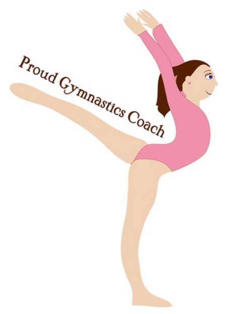 Picture of Proud Gymnastics Coach SVG File