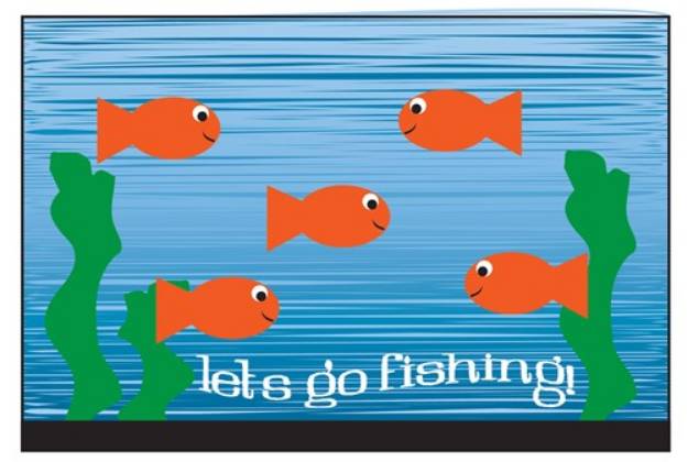 Picture of Lets Go Fishing SVG File